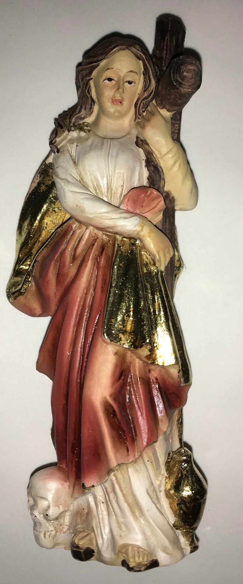 WJ Hirten 4" Statue with Prayer Card St. Mary Magdalene - Image 2