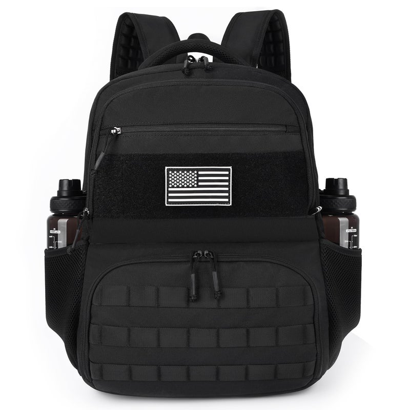 DEYACE Lunch Box Backpack for Men, Tactical Cooler Backpack with Laptop Compartment Leakproof RFID Lunchbox Bag for Work - Image 1