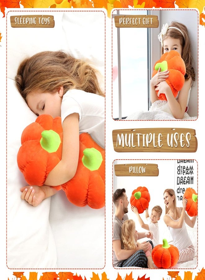 Tickles Halloween Pumpkin Soft Stuffed Plush Toy for Kids Boys Girls Birthday Gifts (Size: 12 cm Color: Orange) - Image 2