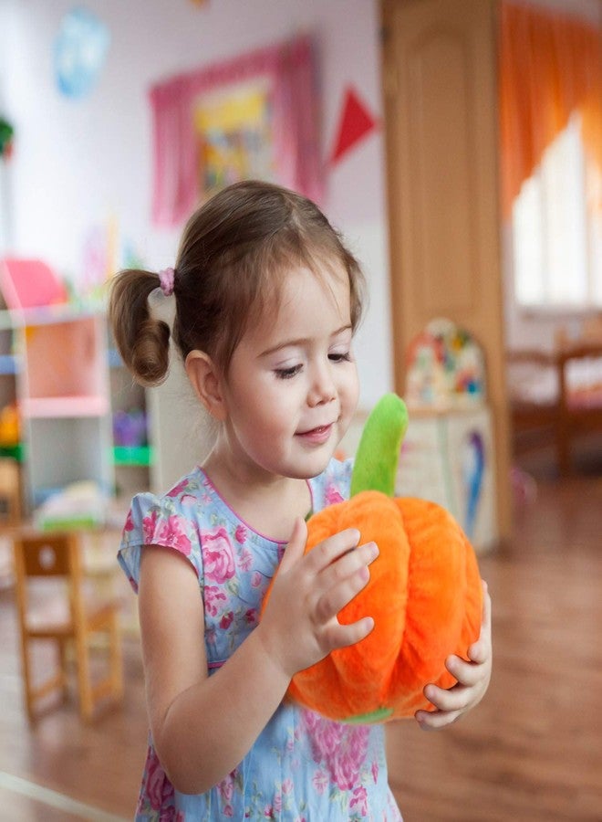 Tickles Halloween Pumpkin Soft Stuffed Plush Toy for Kids Boys Girls Birthday Gifts (Size: 12 cm Color: Orange) - Image 4