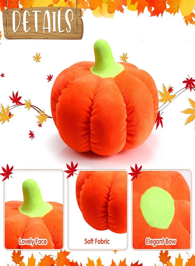 Tickles Halloween Pumpkin Soft Stuffed Plush Toy for Kids Boys Girls Birthday Gifts (Size: 12 cm Color: Orange) - Image 3