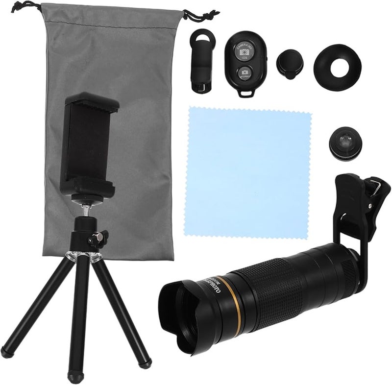 Universal Phone Telescope Lens 32x Telephoto External Lens for Smartphone Photography - Image 1