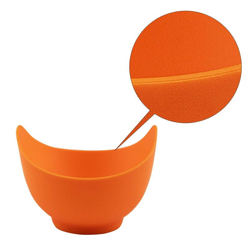 YOLCAR 4 Pack Egg Poacher  Bpa Free Silicone Egg Poachers  Egg Cups For Air Fryer  Thickened Stable Egg Cooker With Extra Oil Brush - Image 3