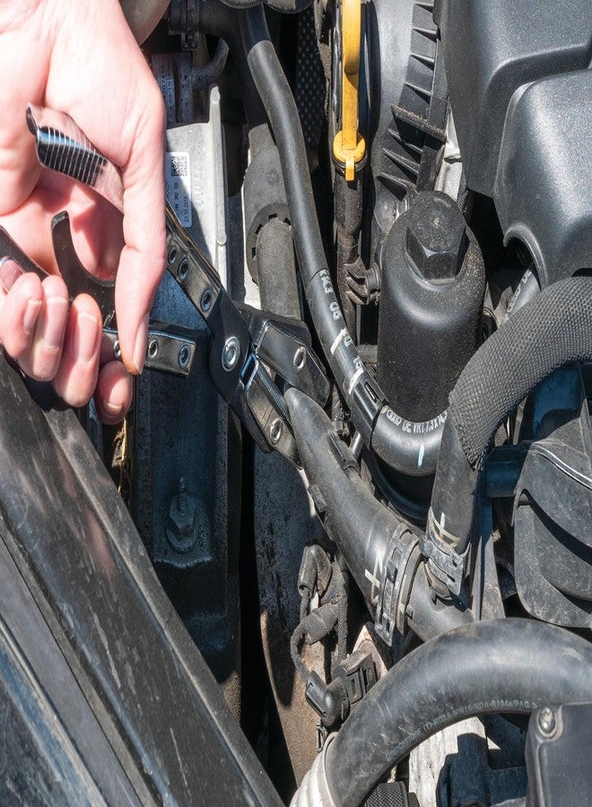 بيرفورمانس تول كماشة ضغط خرطوم W83207 من Performance Tool مقاس 10 بوصات - آلية تثبيت سقاطة للتحكم الدقيق في التدفق - Image 5