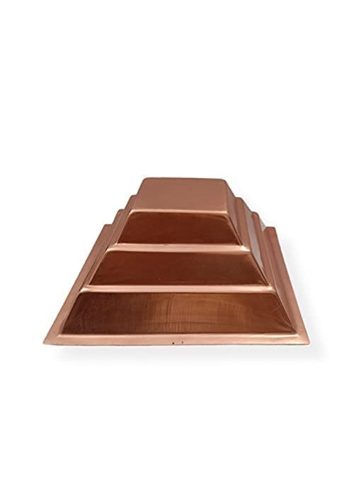 Sonanshi Sonanshi Copper Finish Mini Yagya Hawan Kund Poojan Purpose Size 11 x 11 x 4 Cm  - Image 4