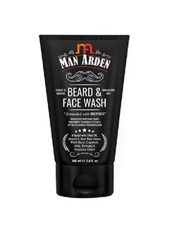 Man Arden Beard & Face Wash For Men No Parabens Sulphate Silicones 100Ml  - Image 2