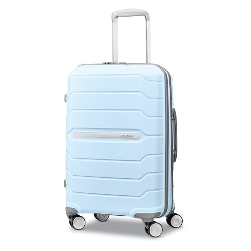 Samsonite Freeform Hardside Carry-On Luggage with Spinner Wheels - Hardshell Suitcase - TSA, Airline-Approved - Expandable Hard Shell, Smooth Rolling Wheels for Lightweight Travel - Sky Blue - Image 1