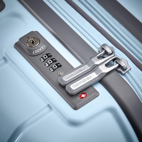 Samsonite Freeform Hardside Carry-On Luggage with Spinner Wheels - Hardshell Suitcase - TSA, Airline-Approved - Expandable Hard Shell, Smooth Rolling Wheels for Lightweight Travel - Sky Blue - Image 5