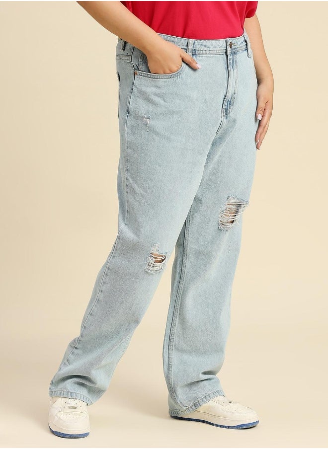 HIGH STAR Womens Plus Size Jeans  - Image 3