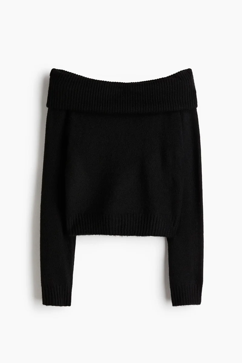 H&M Off-the-shoulder jumper