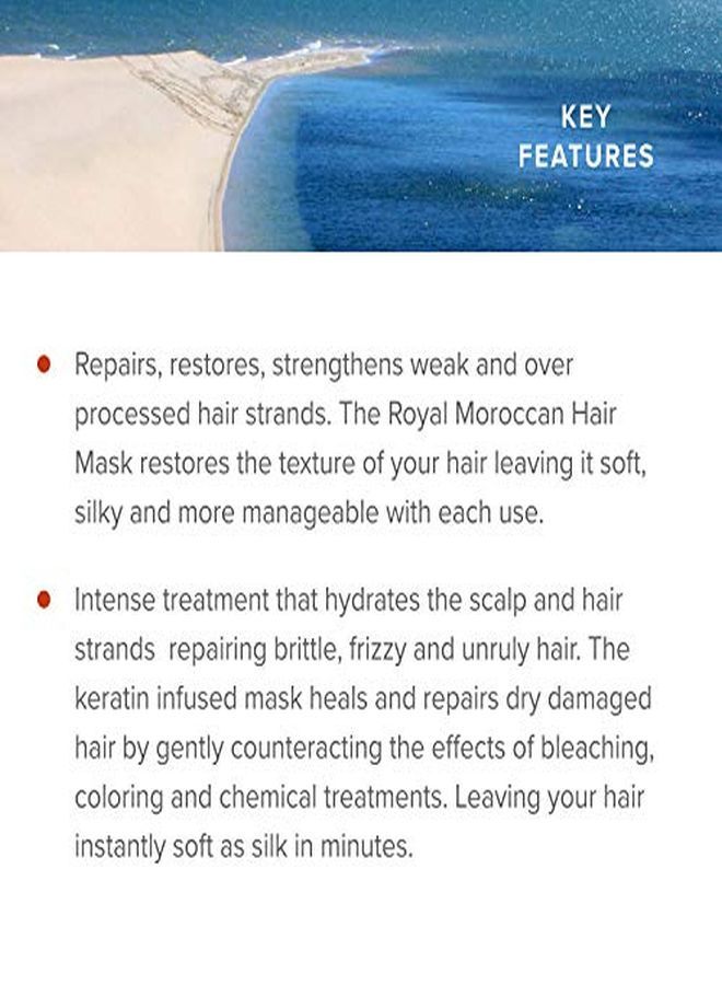 Royal Moroccan Treatment For Dry Hair Royal Moroccan Formula Moisturizing For Dry And Colored Hair 250 Ml 8.45 Fl.Oz,Moroccan Argan Oil Hair Products For Color Treated Hair, Frizzy Hair. - Image 4