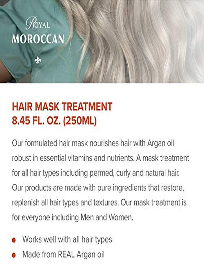 Royal Moroccan Treatment For Dry Hair Royal Moroccan Formula Moisturizing For Dry And Colored Hair 250 Ml 8.45 Fl.Oz,Moroccan Argan Oil Hair Products For Color Treated Hair, Frizzy Hair. - Image 2