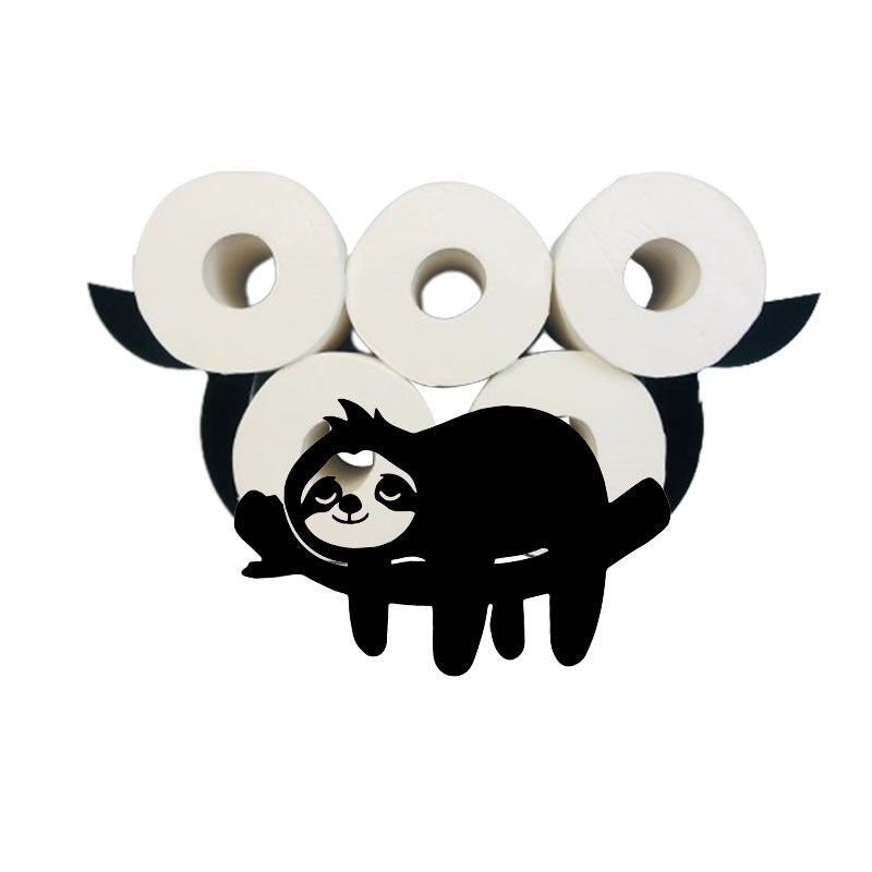 Sheep Cute Sheep Owl Bison Sloth Kitchen Tissue Holder Bathroom Towel Rack Toilet Tissue Holder - Image 1