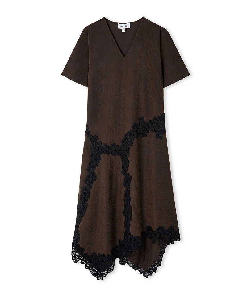 Ipekyol  Lace-Trim V-Neck Dress for Women | Best Price UAE