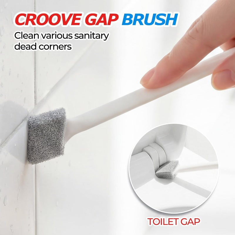 FORASTO Toilet Plunger with Holder, Heavy Duty Plunger and Holder Combo for Bathroom Cleaning, Bathroom Decor, Bathroom Accessories, Toilet Bowl Cleaners, 18.8-Inch White - Image 5