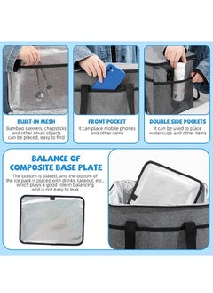 Beauenty Breast Milk Cooler Bag with Ice Pack for 6 Bottles up to 9 Ounce Insulated Baby Bottles Tote Bag for Breastfeeding Mothers on The go  - Image 3
