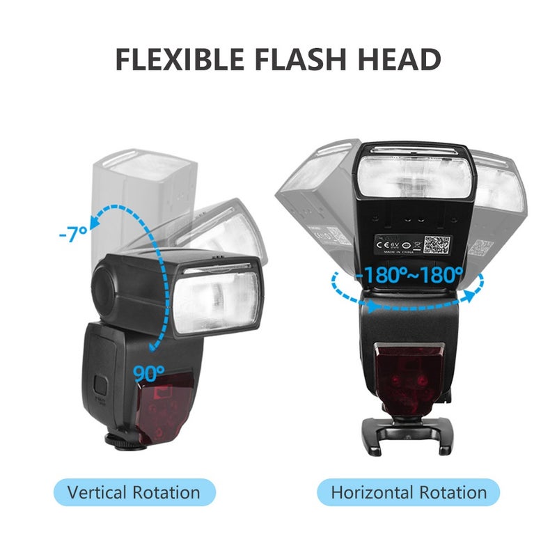 YONGNUO YN685EX-RF On-camera Flash Light Master Slave Speedlite GN60 TTL 1/8000s HSS 2s Recycle Time with 2.4G Wireless Trigger System Replacement for Sony A7 Series A6600 A6500 A6400 A99 A77 - Image 3