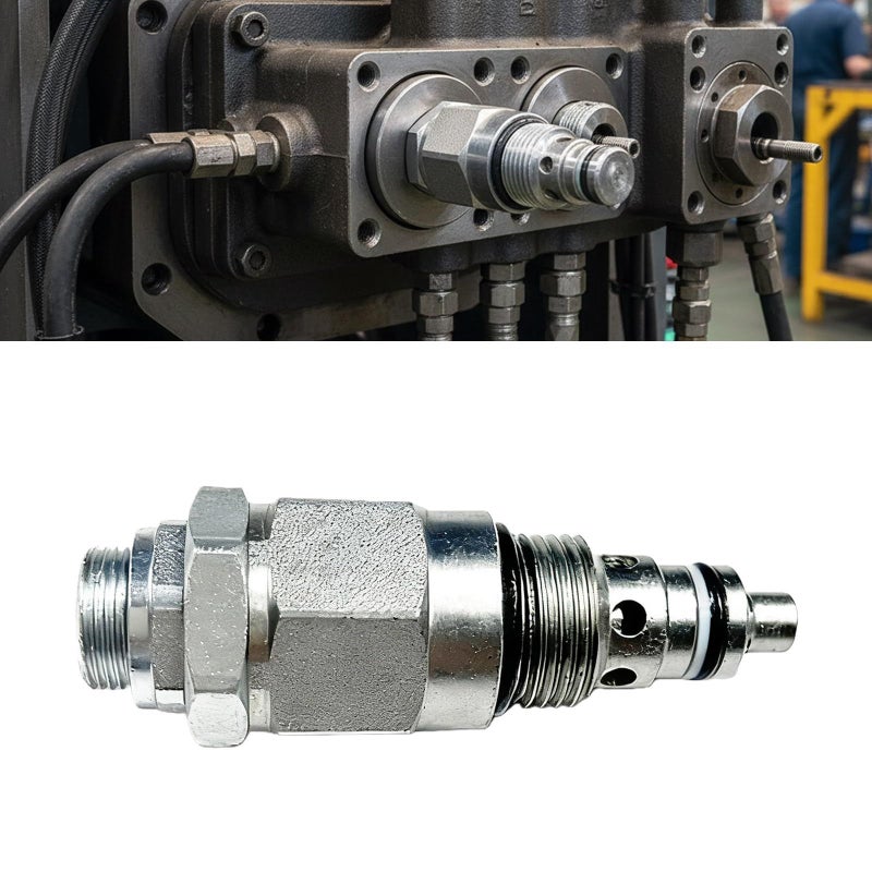 YF06 08 Threaded Hydraulic Relief Cartridge Gate Direct Acting Pressure Control Valve - Image 3