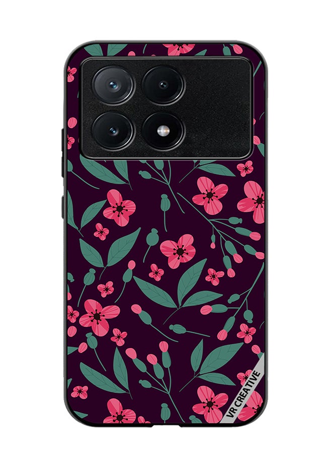 VR CREATIVE Protective Case Cover For Xiaomi Poco X6 Pro Flower Design Multicolour - Image 1