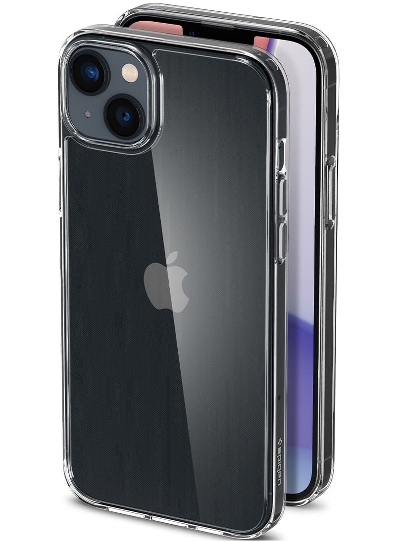 Spigen Air Skin Hybrid iPhone 14 Plus Case Cover - Crystal Clear  - Image 4