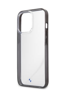 BMW PC/TPU Transparent Hard Case with Edges Compatible for iPhone 13 Pro  (6.1") Easy Access to All Ports, Anti-Scratch - Black  - Image 4