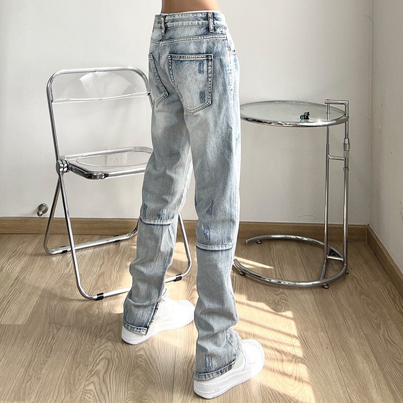Unisex Classic Denim Jeans Loose Fit Daily Outdoor Wear - Image 5