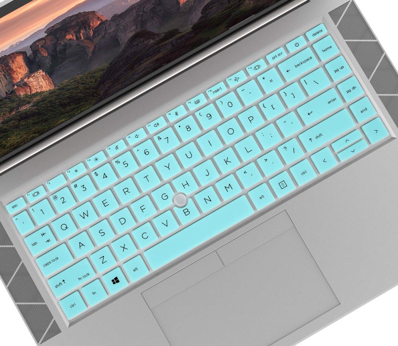 CASEDAO غطاء لوحة المفاتيح لجهاز HP EliteBook 840 845 G7 G8 بحجم 14 بوصة، 2020 جديد 14" واقي لوحة مفاتيح HP EliteBook 840 G7 G8 [ليس لجهاز HP Elitebook 840 G5/G6] - نعناع - Image 1