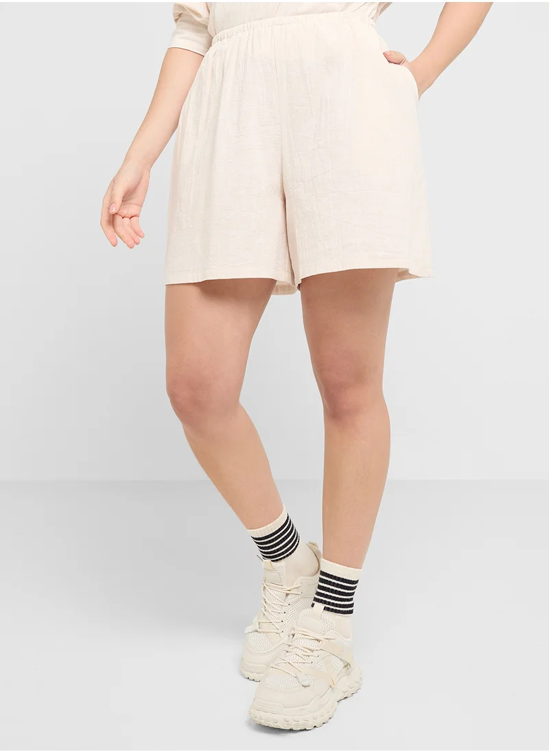 جينجر Cotton Co-Ord Shirt & Short Set
