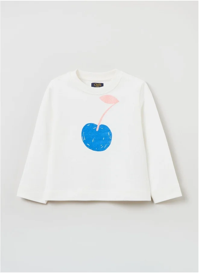 Ovs Ovs Sweatshirt In Cotton With Print
