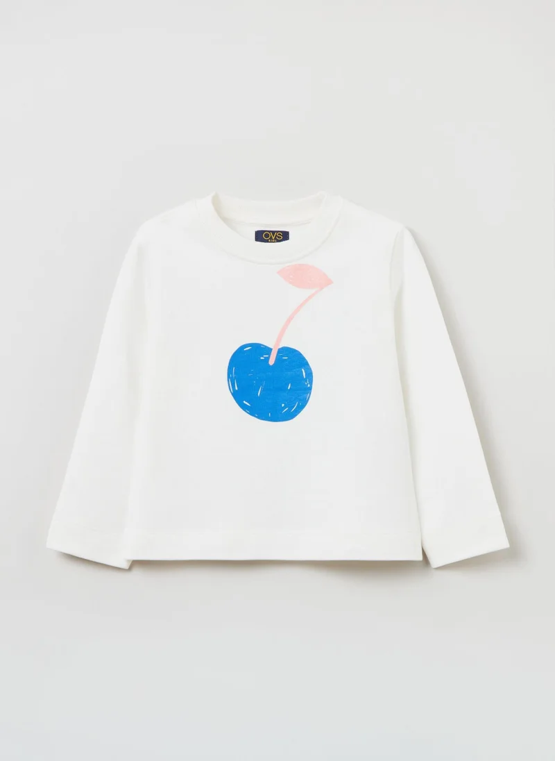 او في اس Ovs Sweatshirt In Cotton With Print