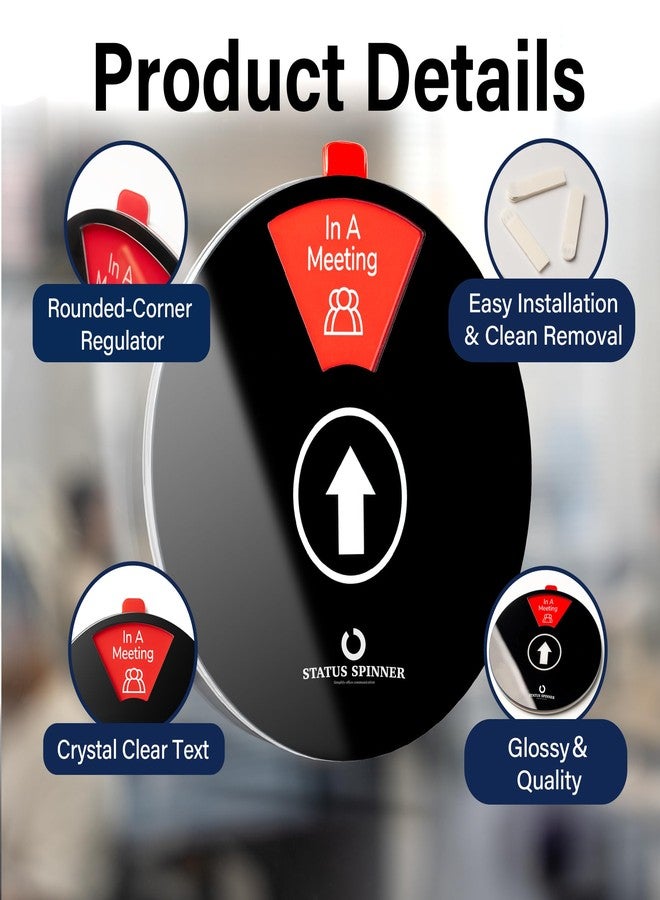 Bottle Pouch Office Door Sign, Do Not Disturb In A Meeting Sign, Working Remotely, Please Knock Sign - Image 3
