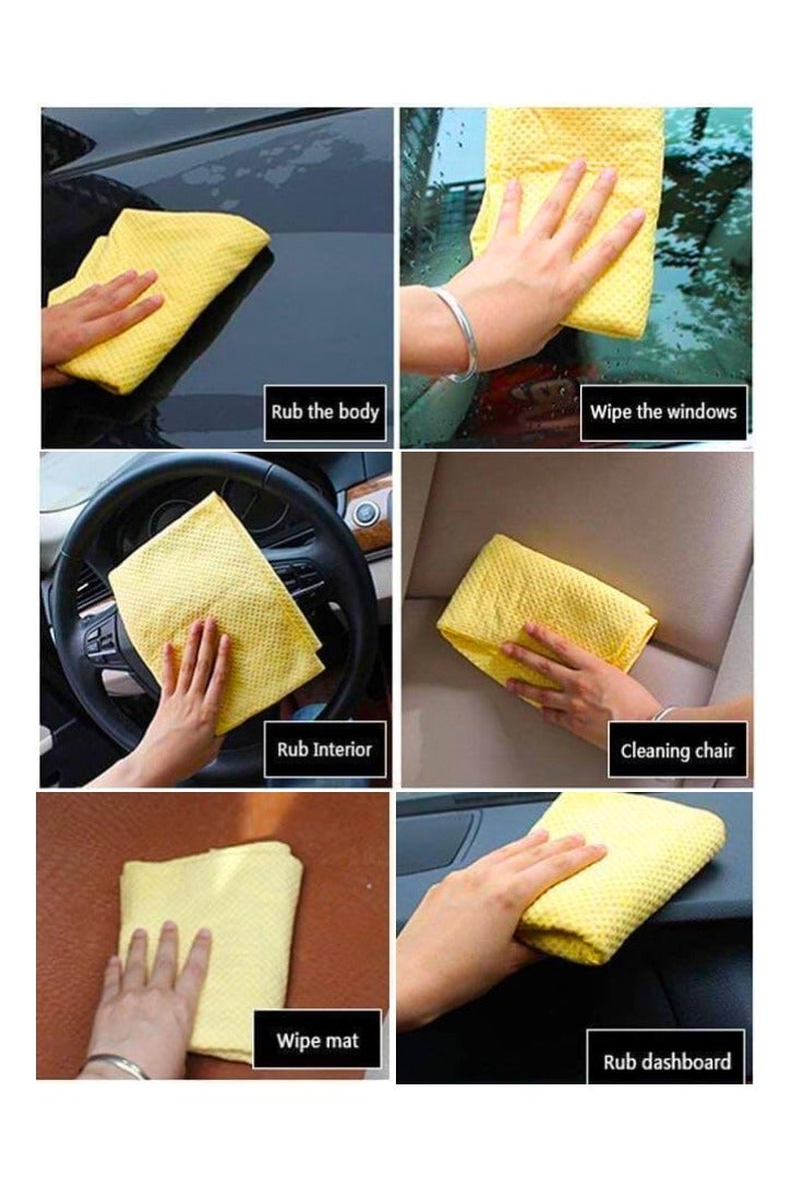 Chase Up 3D Synthetic Car Drying Towel, Water Absorbent Cloth for Cleaning, Dusting and Drying - Multipurpose for Kitchen, Boat, and Water Sports - Image 2