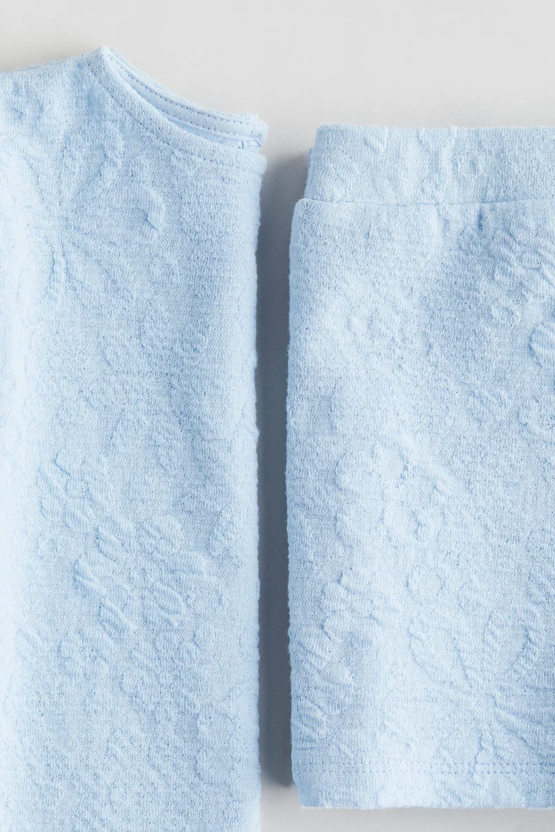 اتش اند ام طقم ملابس من جيرسيه الجاكار- من قطعتين