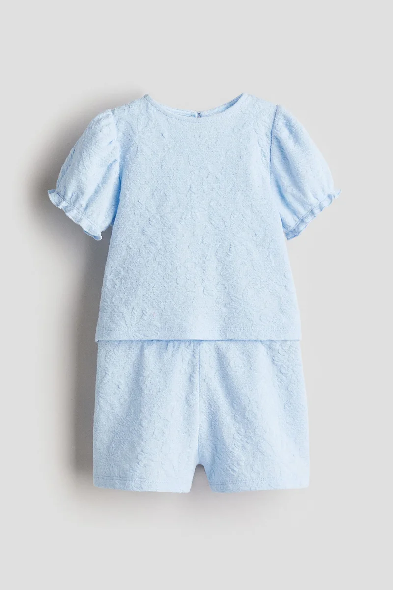 اتش اند ام طقم ملابس من جيرسيه الجاكار- من قطعتين