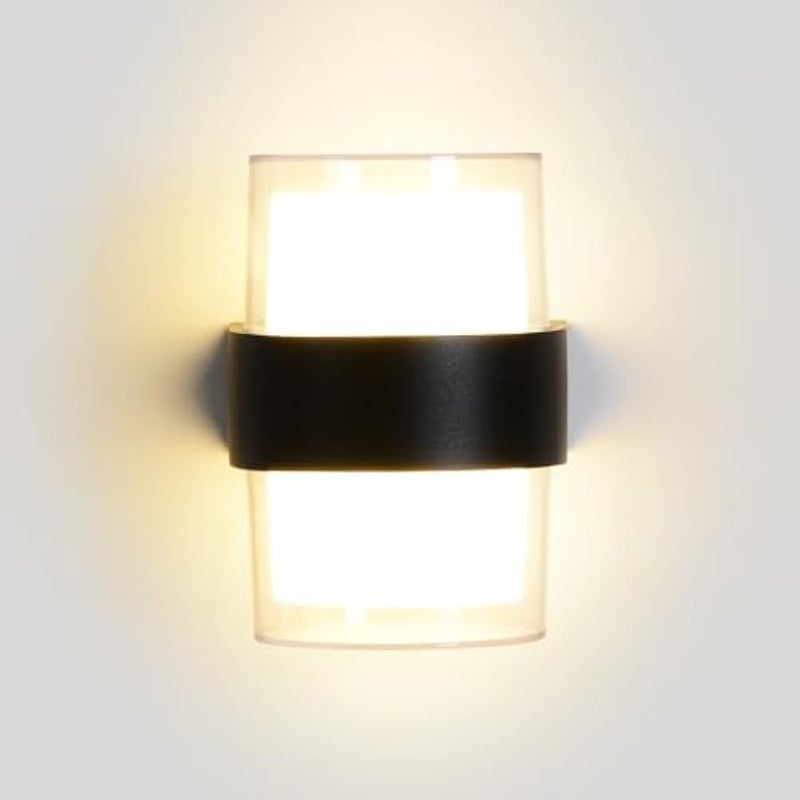 V.nice Outdoor wall lights, modern waterproof porch wall lights, suitable for courtyards, front doors, balconies, gardens, entrances or garages, etc. - Image 1