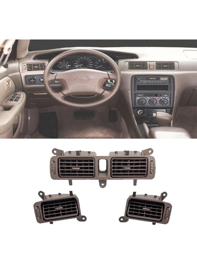 Toyota Camry 1998-2002 AC Vent Interior Trim Decorative Cover, Easy Install Stylish Dashboard Upgrade Accessory - Image 1