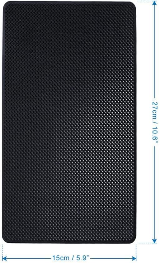 BUBUCAM Anti Slip Mat, Non-Slip Rubber Pad, Universal Anti-Slip Car Dash Sticky Mat for Phones Sunglasses Keys GPS Electronic Devices - Image 4