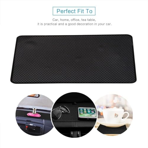 BUBUCAM Anti Slip Mat, Non-Slip Rubber Pad, Universal Anti-Slip Car Dash Sticky Mat for Phones Sunglasses Keys GPS Electronic Devices - Image 3