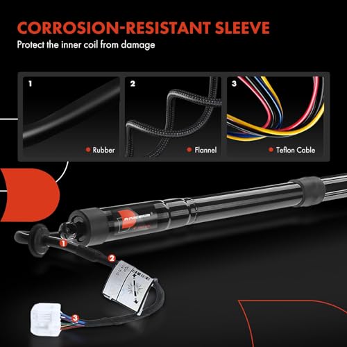 A-Premium Rear Tailgate Power Lift Support Shock Strut Compatible with Nissan Models - Rogue/X-Trail 2014-2020, Sport Utility - Replace# 905614BA3A, 905614BA1A - Image 4