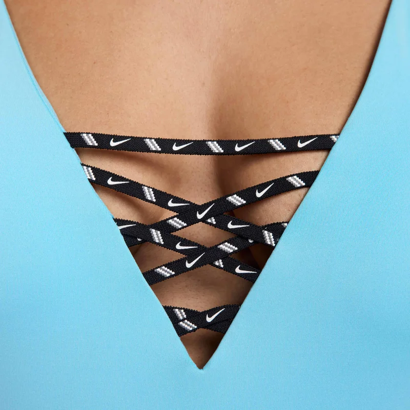 نايكي سويم سنيكركيني 2.0 بدلة السباحة من قطعة واحدة بظهر متقاطع للنساء