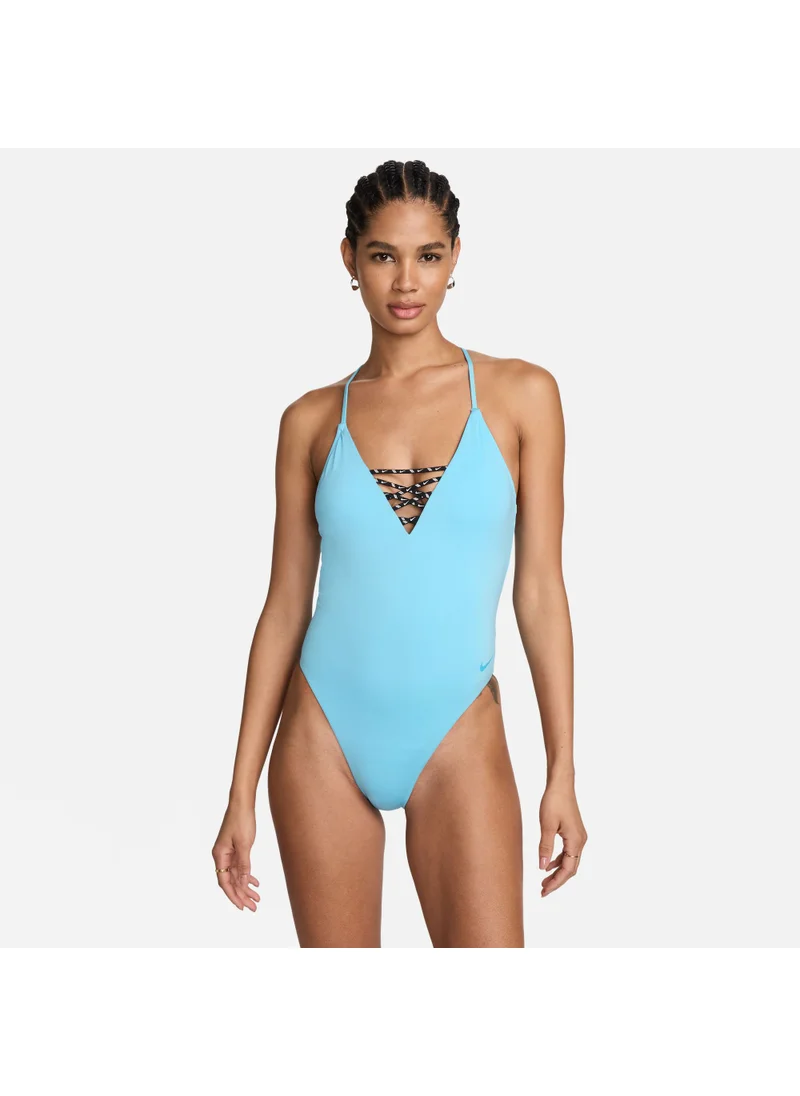 Nike Women's Swim Sneakerkini 2.0 Cross-Back One-Piece Swimsuit