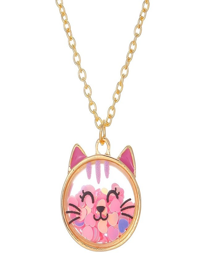 DOYYCA Locket Necklace Cute Cat Locket Pendant Necklace for Jewelry Birthday Gifts (Cat) - Image 1