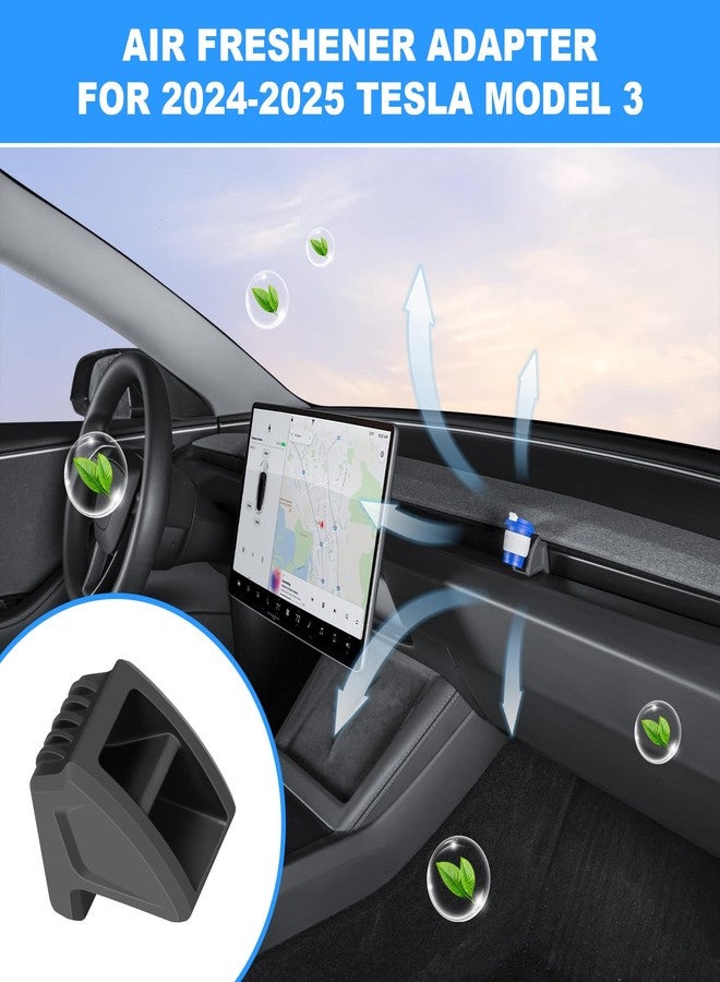 KUNIST 2Pcs Air Freshener Adapter for 2025-2026 Tesla New Model Y Juniper Launch Series & 2024-2025 Tesla Model 3 Highland Air Vent (Air Freshener not Included) - Image 2