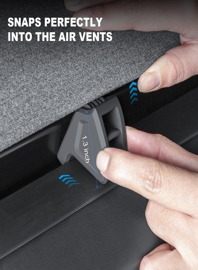 KUNIST 2Pcs Air Freshener Adapter for 2025-2026 Tesla New Model Y Juniper Launch Series & 2024-2025 Tesla Model 3 Highland Air Vent (Air Freshener not Included) - Image 5