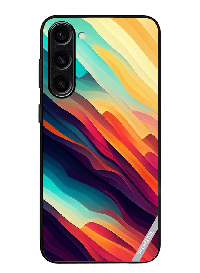 VR CREATIVE Protective Case Cover For Samsung Galaxy S24 Abstract Colorful  With Gradient Patterns Design Multicolour - Image 1