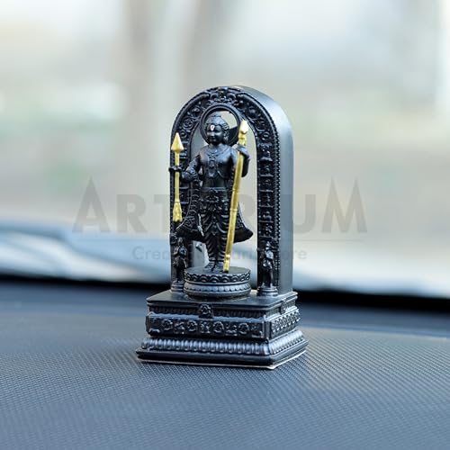 Artarium Shri Ram Murti Ayodhya Ram Lalla Idol for Car Dashboard Home Decor Living Room Showpiece (Ram Lalla 3.5 Inch) - Image 3