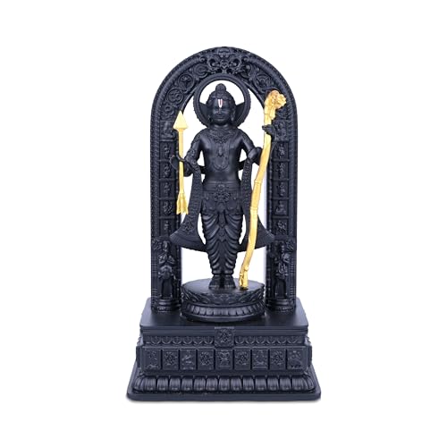 Artarium Shri Ram Murti Ayodhya Ram Lalla Idol for Car Dashboard Home Decor Living Room Showpiece (Ram Lalla 3.5 Inch) - Image 1