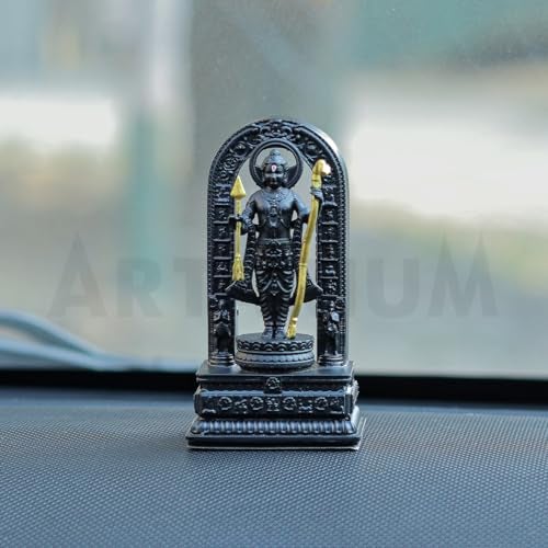 Artarium Shri Ram Murti Ayodhya Ram Lalla Idol for Car Dashboard Home Decor Living Room Showpiece (Ram Lalla 3.5 Inch) - Image 2