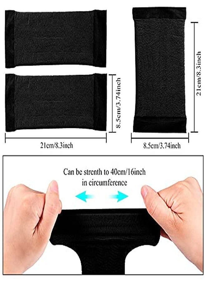 Geyoga 4 Pair Arm Wrap Shapers - Female Arm Trainers & Shapers for Women's Sport & Fitness (Black) - Image 2