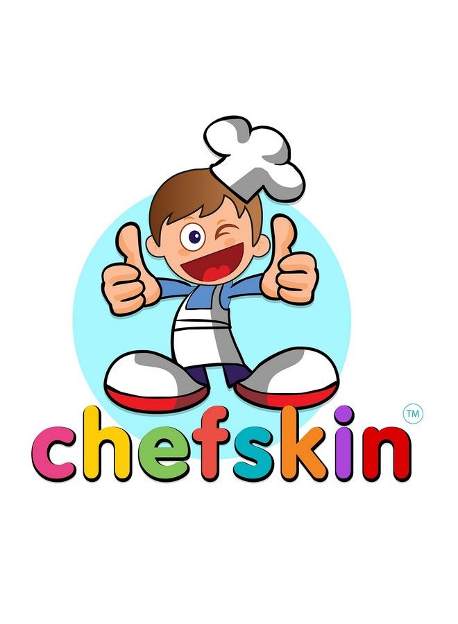 CHEFSKIN Kelly Green Set Apron + Hat Chef Costume Small Fits Children Kids 28 New The Best Party Favor - Image 5